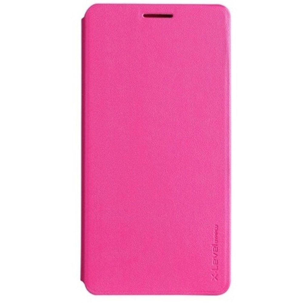 Bao da x-level fibcolor cho iphone 5/5s/se màu hồng