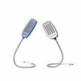 Bộ 02 đèn LED usb 28 bóng siêu sáng (xanh dương, đen)