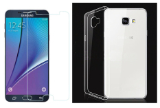 Bộ 1 Kính cường lực và Ốp lưng dẻo cho Samsung galaxy A5 (2016) / A510 (Trong suốt)