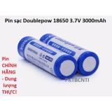 Bộ 2 viên pin sạc dung lượng cao Doublepow 18650 3.7V 3000mAh