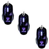 Bộ 3 chuột chơi game có dây và đèn led đổi 7 màu mouse gaming sch-02x5