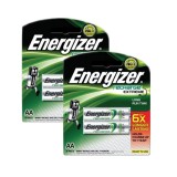Bộ 4 pin sạc AA Energizer Recharge Extreme 2300mAh (Bạc)