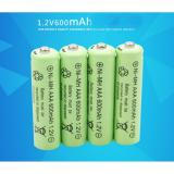 Bộ 4 viên pin đũa sạc AAA NiMH 600mAh cho điều khiển TV, đồ chơi...