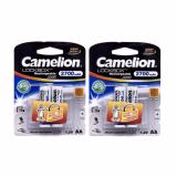 Bộ 4 viên pin sạc camelion aa 2700mah