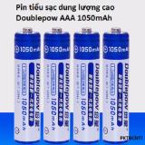 Bộ 4 viên pin tiểu sạc dung lượng cao Doublepow AAA 1050mAh