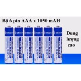 Bộ 6 viên pin tiểu sạc dung lượng cao Doublepow AAA 1050mAh giá tốt