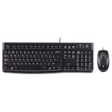 Bộ bàn phím và chuột có dây Logitech MK120 (Đen) - Hãng phân phối chính thức