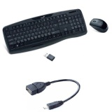 Bộ bàn phím và chuột không dây genius kb 8000x và tặng cáp otg