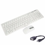 Bộ bàn phím và chuột không dây kgr + tặng 1 cáp otg