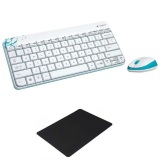 Bộ bàn phím và chuột không dây Logitech MK240 và tặng Miếng lót chuột - Hãng phân phối chính thức