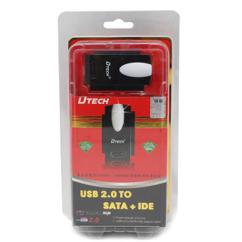 Bộ Cáp chuyển đổi USB 2.0 sang Sata IDE Dtech DT8003A  