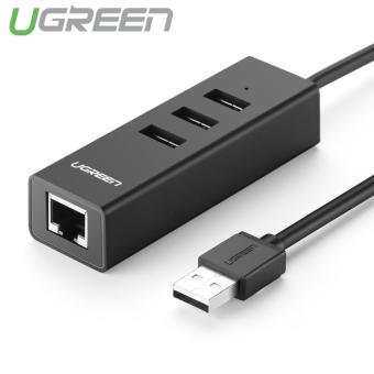 Bộ chia 3 cổng USB 2.0 kèm cổng mạng Ethernet 10/100Mbps Ugreen CR129 30301  