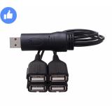Bộ chia 4 cổng usb chính hãng dtech dt-3020