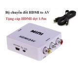 Bộ chuyển đổi hdmi to av mini hdmi2av tặng dây hdmi det 1,5m