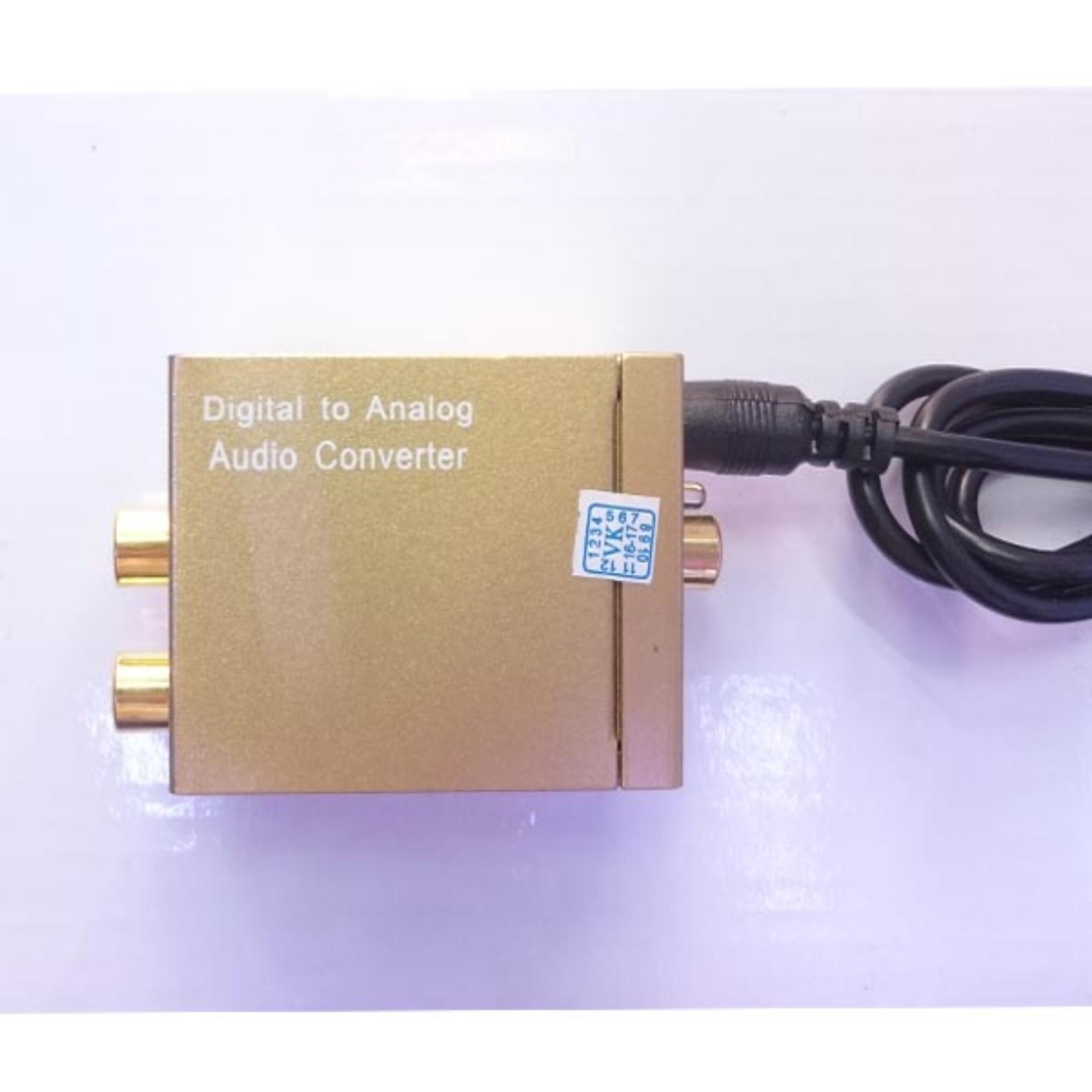 Bộ chuyển đổi cáp quang ra av + 3.5mm xi vàng tặng dây optical và dây AV