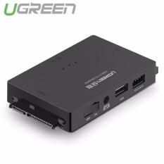 Bộ chuyển đổi USB 2.0 to SATA , 3.5 IDE và 2.5 IDE kèm nguồn 12V-2A -UGREEN US160 – 30352 (Đen)  