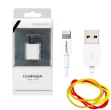 Bộ Cốc Pisen 1A + Cáp sạc Pisen iPhone 5/5S/6/6S + 5 Dây cuộn cáp