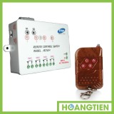 Bộ công tắc điều khiển từ xa 4 thiết bị tpe rc5g4 + remote rf vỏ vân gỗ r1vg315