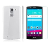 Bộ dán kính cường lực + ốp silicon cho LG G2