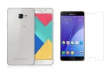 Bộ dán kính cường lực + ốp silicon cho Samsung Galaxy A5