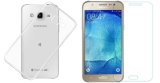 Bộ dán kính cường lực + ốp silicon cho Samsung Galaxy J7
