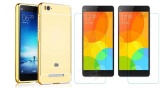 Bộ dán kính cường lực và ốp lưng Xiaomi Mi4i, 4c gương