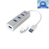 Bộ hub chia type-c và usb 3.0 thành 4 cổng usb 3.0 unitek y-3082b