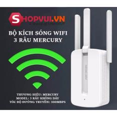 Giá Bộ kích sóng wifi 3 râu Mercury (wireless 300Mbps) cực mạnh  Tại Do Choi PC (Hà Nội)