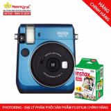 Bộ máy chụp ảnh lấy ngay fujifilm instax mini 70 blue + tặng kèm 20 tấm giấy in fujifilm - hãng phân phối chính thức