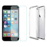 [HCM]Bộ miếng dán cường lực Ốp lưng sili iPhone 6Plus/6SPlus 2 mặt