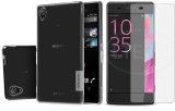 Bộ Ốp lưng silicon Nillkin cho Sony Xperia XA và Kính cường lực cho Sony Xperia XA - Glass