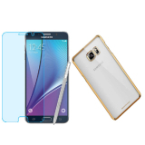 Bộ Ốp lưng trong suốt cho Samsung Galaxy Note 5 Meephone và Kính cường lực cho Samsung Galaxy Note 5