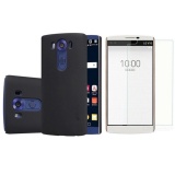 Bộ ốp lưng và Miếng dán cường lực cho LG V10 - Nillkin (Đen)