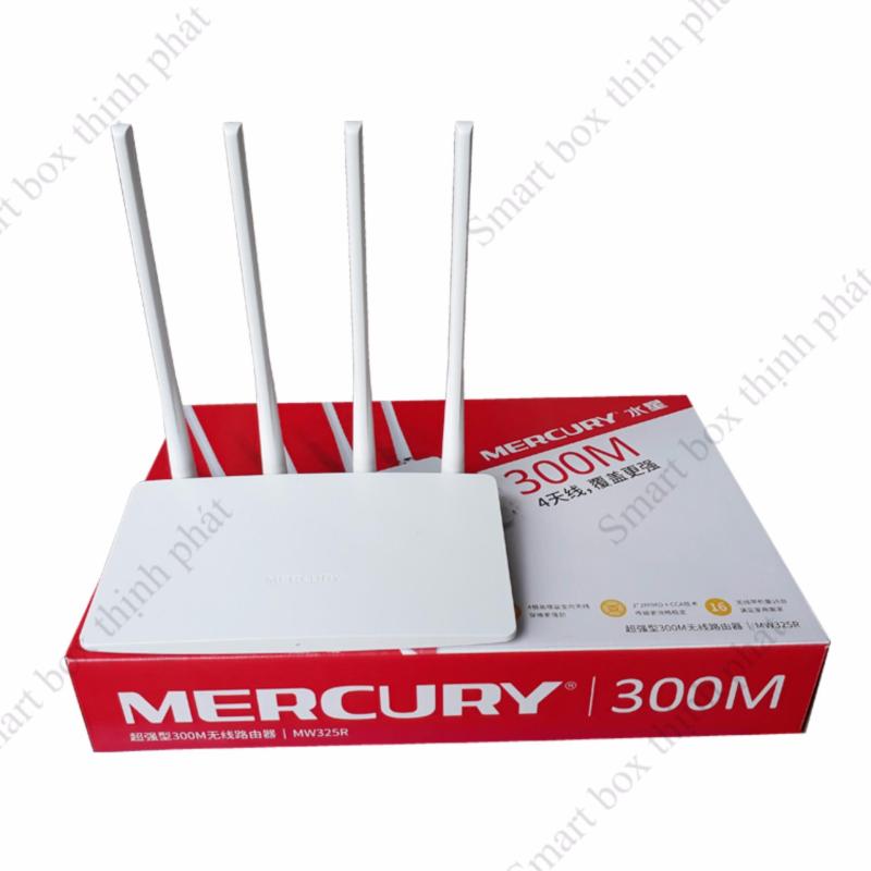 Bảng giá Bộ phát(kích) sóng wifi mercuy MW325R 4 anten (trắng) Phong Vũ