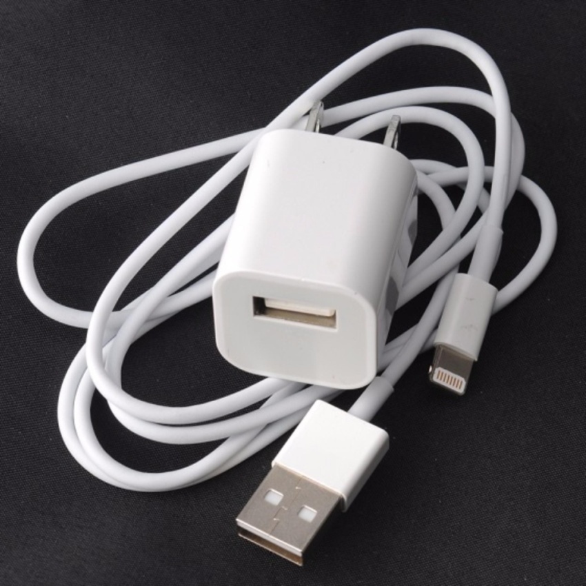 Bộ sạc cốc và cáp sạc iphone 5 5s 6 7 - hàng nhập khẩu