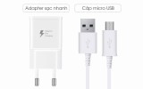 Bộ sạc nhanh + cáp micro usb 1,5m cho samsung galaxy a7 - hàng nhập khẩu