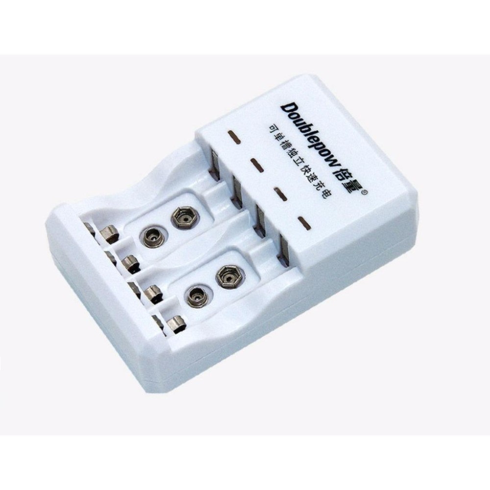 Bộ Sạc Pin đa năng Doublepow DP-D03 (sạc pin 9V, pin tiểu AA, pin đũa AAA )