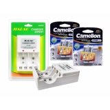 Bộ sạc pin jiabao a-612 kèm 4 pin sạc aa camelion 2700mah