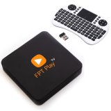 Bộ smart tv box fpt play box và bàn phím kim chuột ukb-500