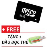 Bộ thẻ nhớ micro sd memory card 2gb + tặng 1 đầu đọc thẻ