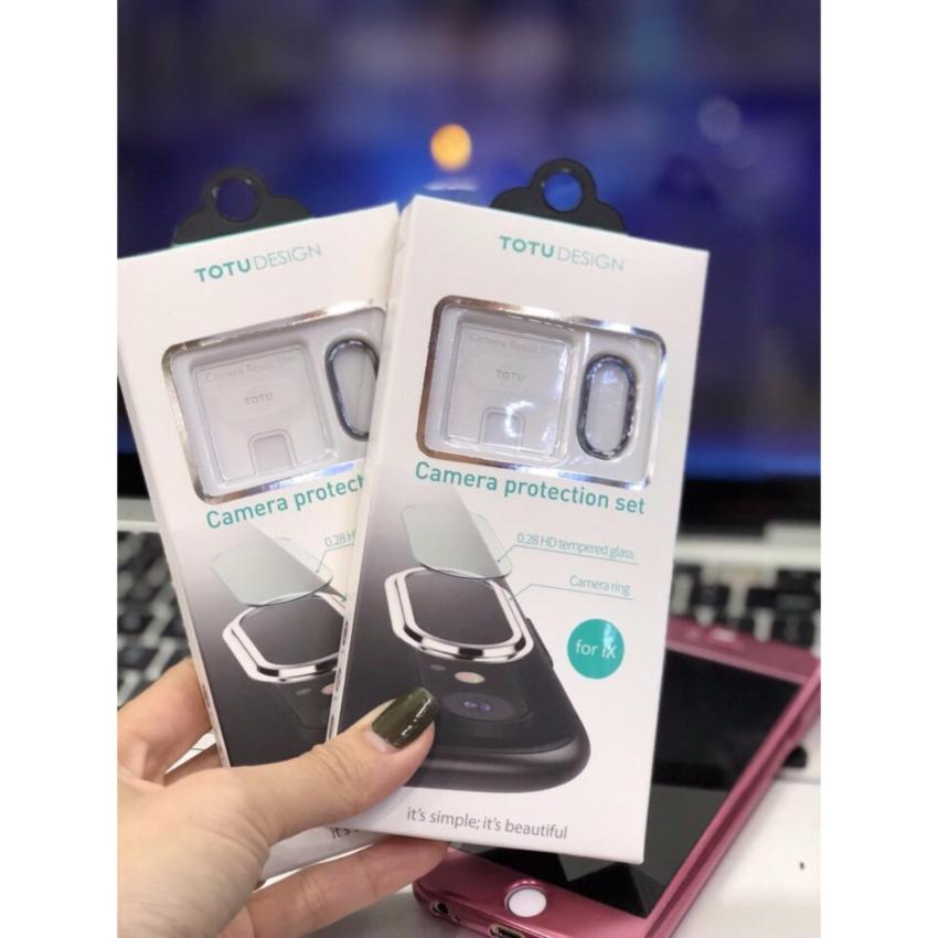 Bộ viền bảo vệ và miếng dán Camera cho iphone X