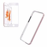 Bộ viền nhôm dẻo chống sốc cho iPhone 6/6S + Kính cường lực Full màn hình mặt trước