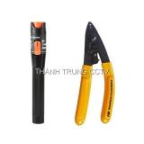 Bút soi quang 10km và kìm tuốt sợi quang 3 lỗ cfs-3 của ht