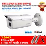 Camera dahua hac-hfw1200dp-s3 tặng jack bmc, dây nguồn