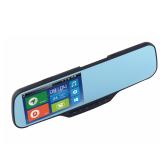 Camera hành trình gương kèm cam lùi GPS dẫn đường X5 plus
