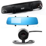 Camera hành trình thông minh trên xe hơi gắn gương chiếu hậu tích hợp camera lùi Remax CX - 03