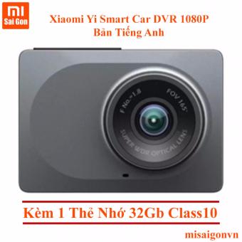 Camera hành trình xiaomi Yi Smart Car DVR xám kèm 1 thẻ nhớ class 10  