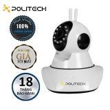 Camera IP wifi quan sát ngày đêm loại tốt có 2 đèn ở cổng LAN Politech x8100