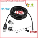 Camera nội soi 2in1 dài 10m,đường kính 8mm, kết nối Điện thoại Android và Máy tính siêu tiện ích.