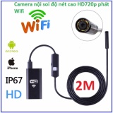 Camera nội soi độ nét cao HD720p phát Wifi dây dài 2m cho điện thoại Iphone,Android,Laptop,PC